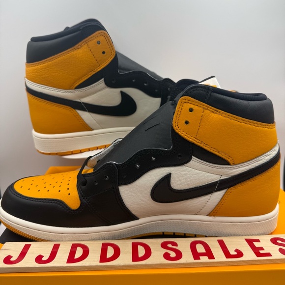 Nike Air Jordan 1 Retro High OG Taxi Yellow Toe 555088-711 Men’s Size 13 NIB - Picture 2 of 12